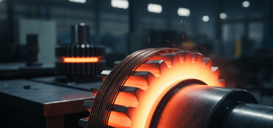 High-frequency induction hardening process on the surface of a 1045 medium-carbon steel gear_ High-frequency induction hardening process on the surface of a 1045 medium-carbon steel gear_