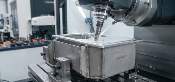five axis cnc milling hybrid part