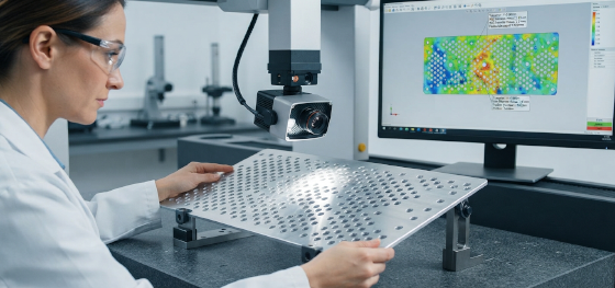 optical cmm inspecting hole alignment optical cmm inspecting hole alignment