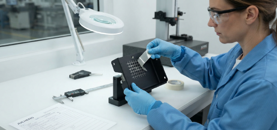 double qc inspection for metal parts