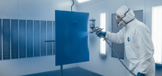 powder coating cold rolled panels