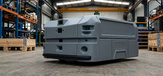 industrial robot parts application for large RIM molded parts