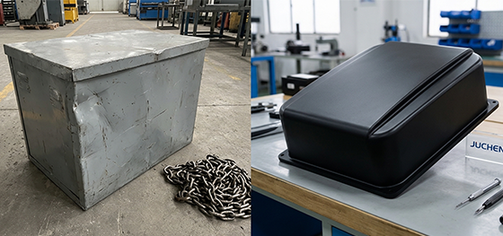 replacing heavy sheet metal with lightweight polyurethane manufacturing solutions