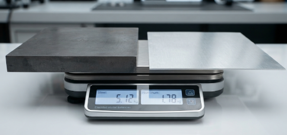 comparing steel and aluminum raw plates