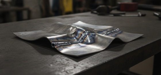 sheet metal heat distortion warping