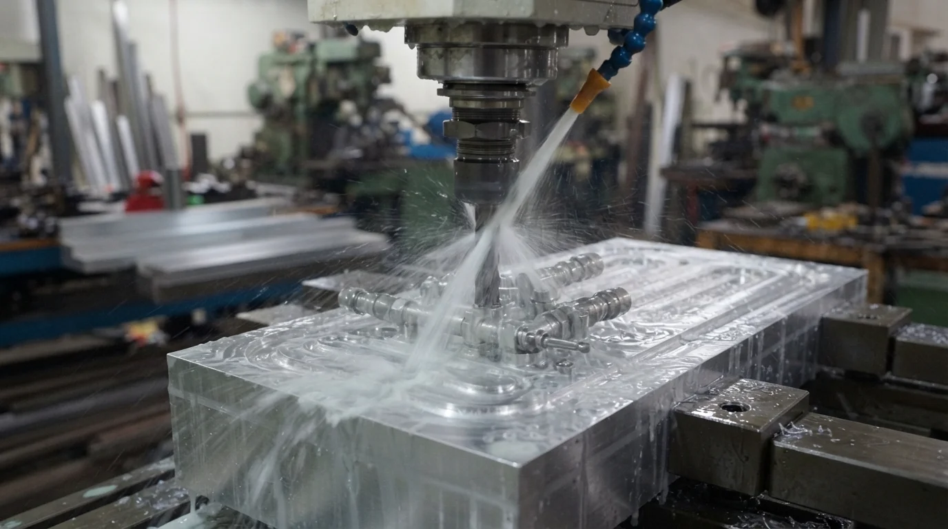 Active mold coolant spraying