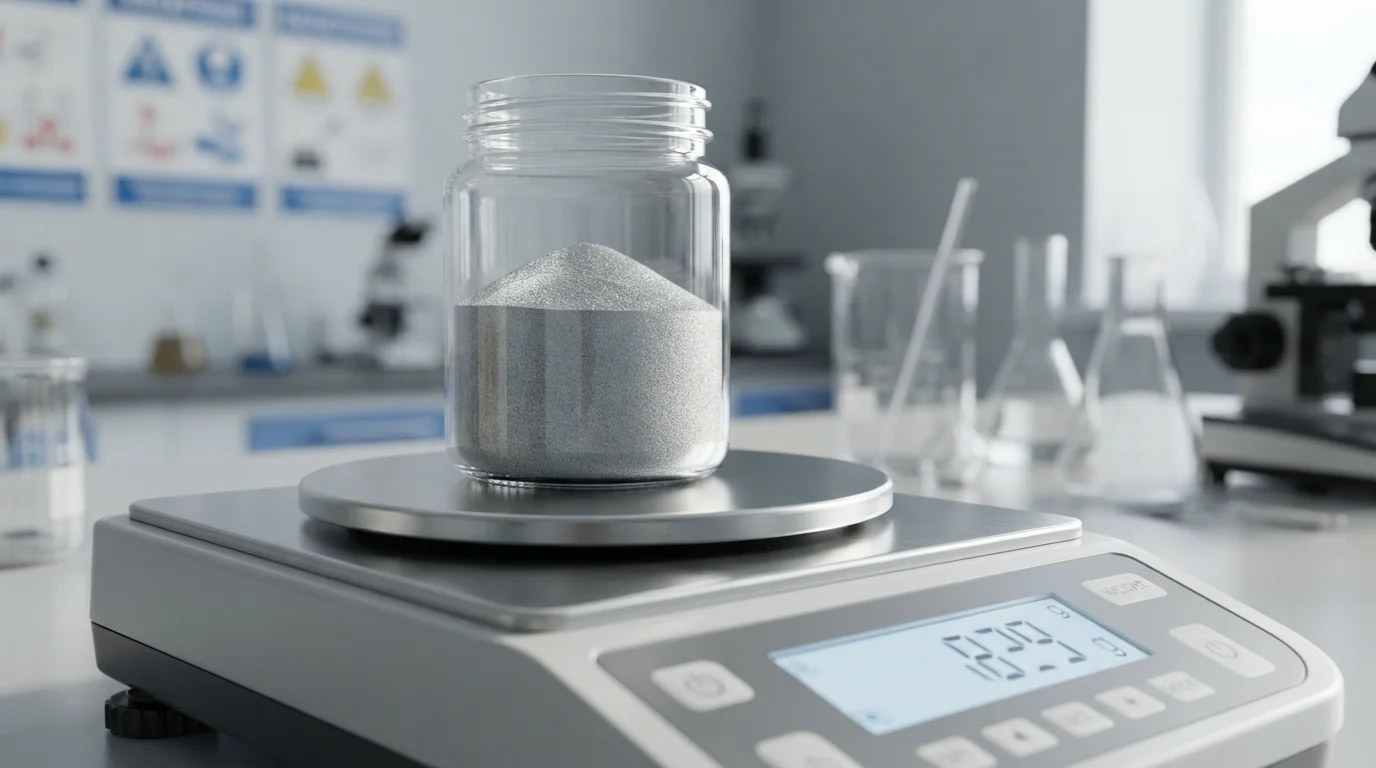 Aluminum alloy powder sample
