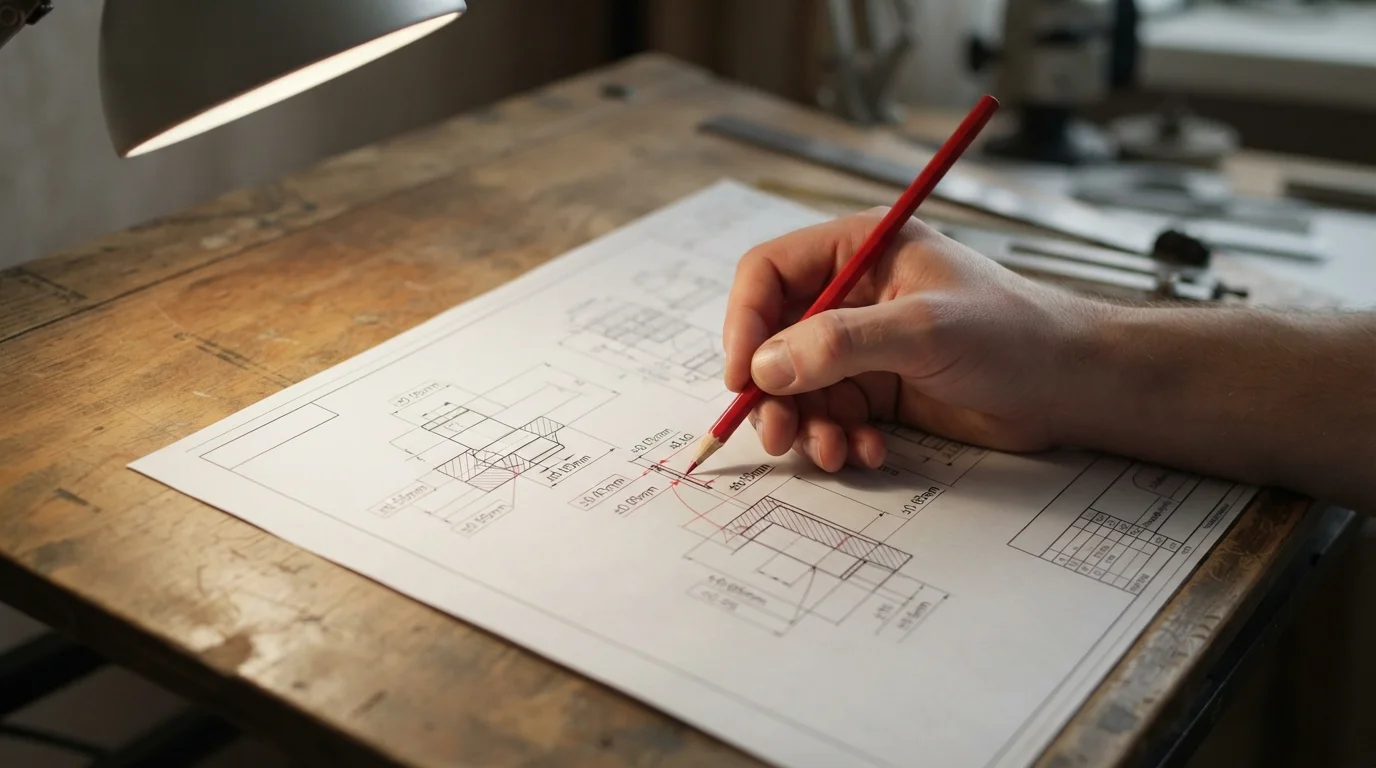 Annotating tolerance values on drawing