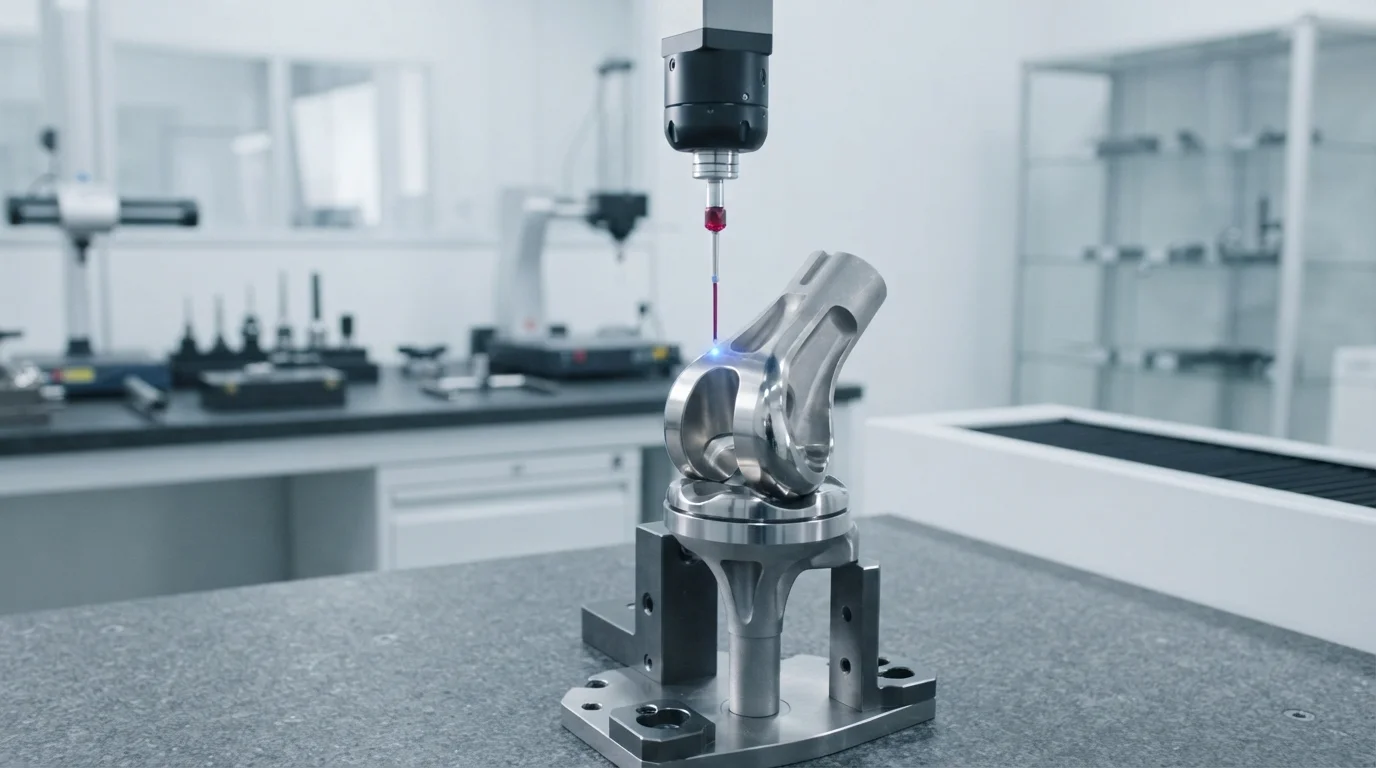 CMM inspecting orthopedic joint