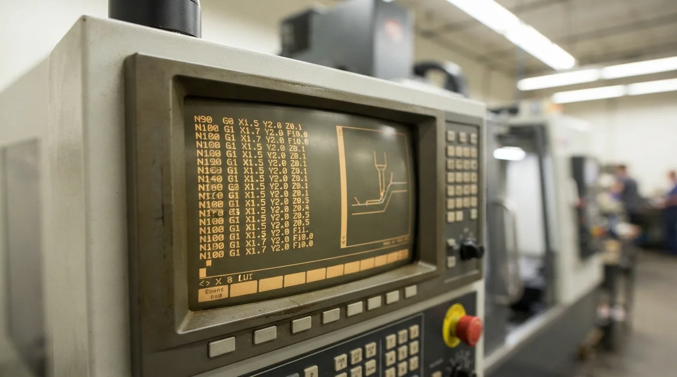 CNC G code display