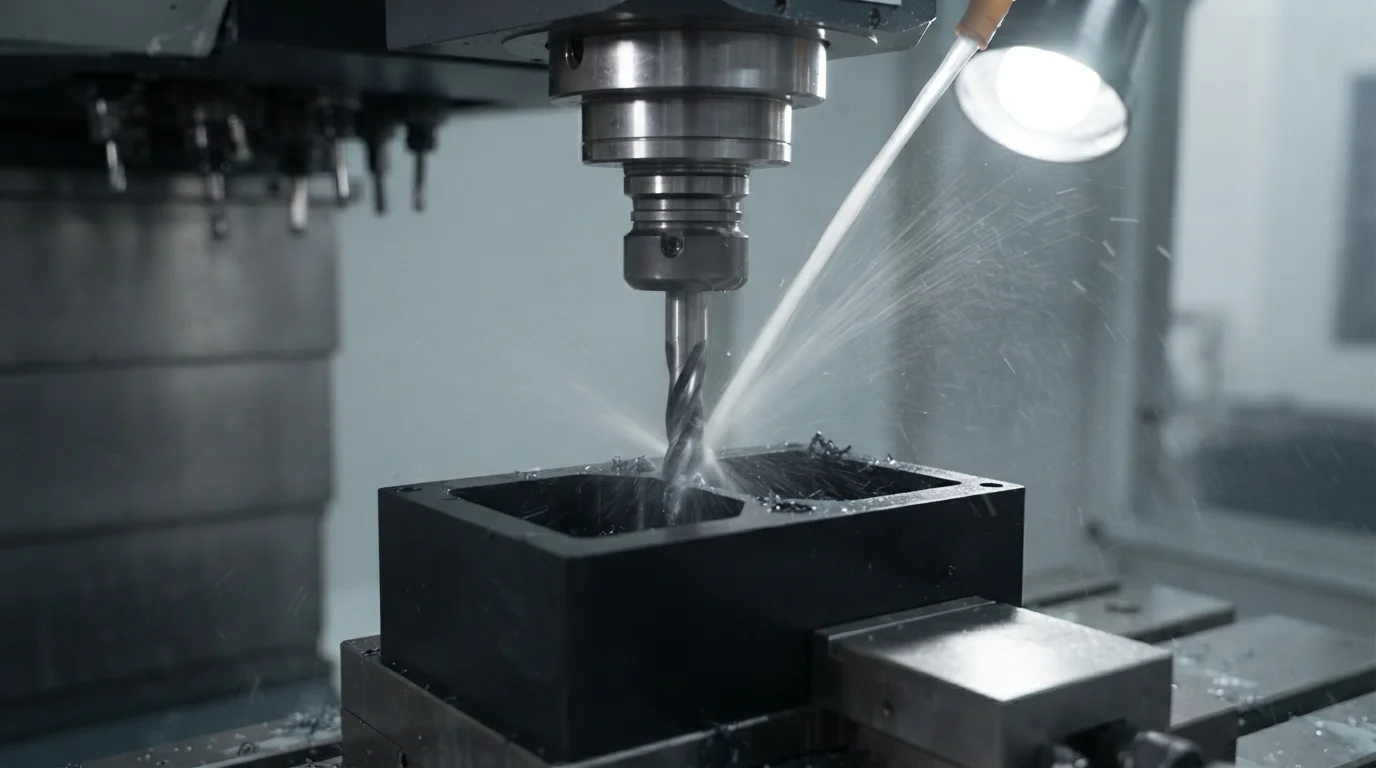 CNC milling head cutting block
