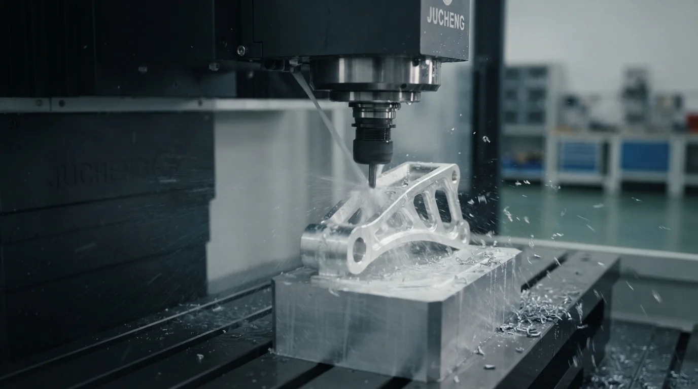 CNC milling magnesium structural link