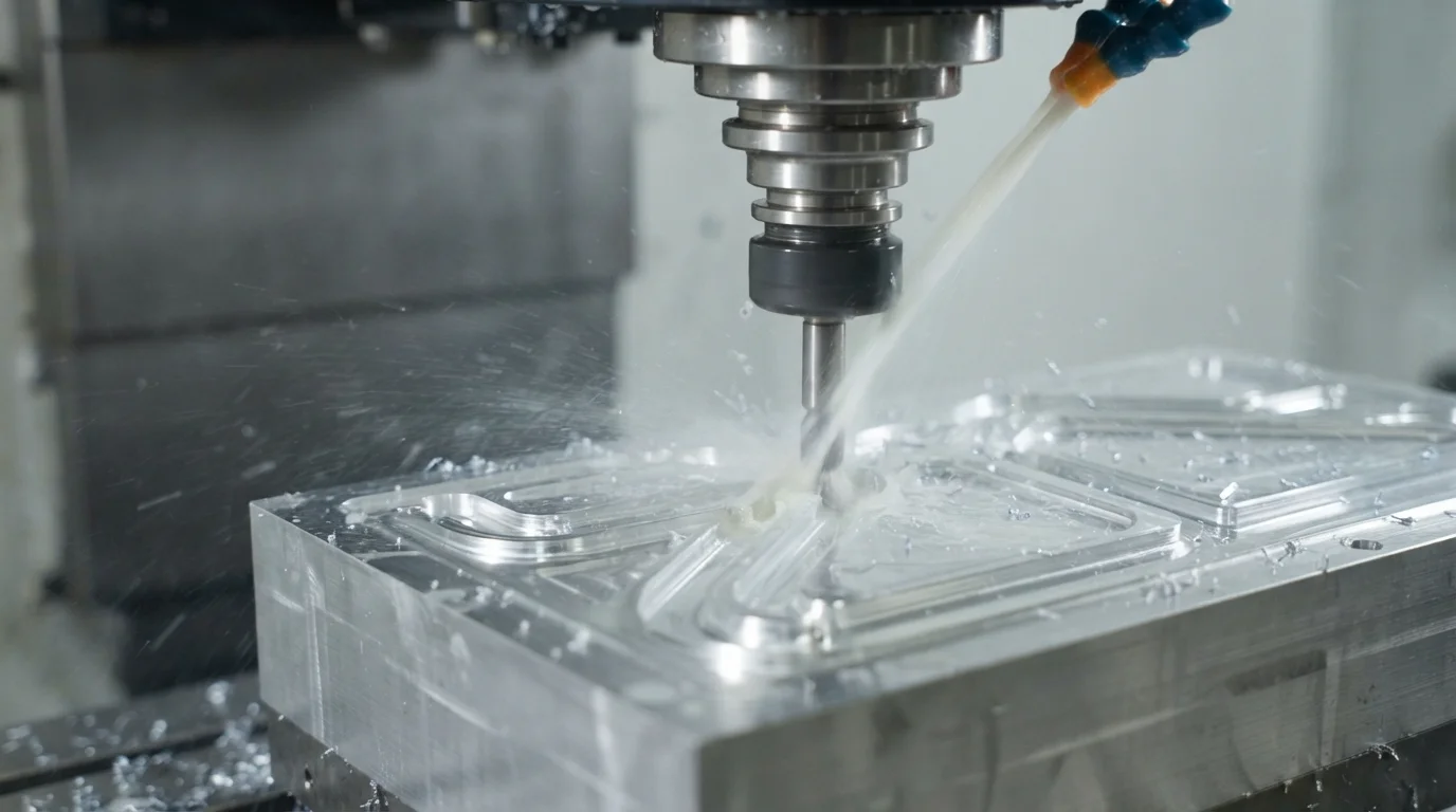 CNC milling runner channels