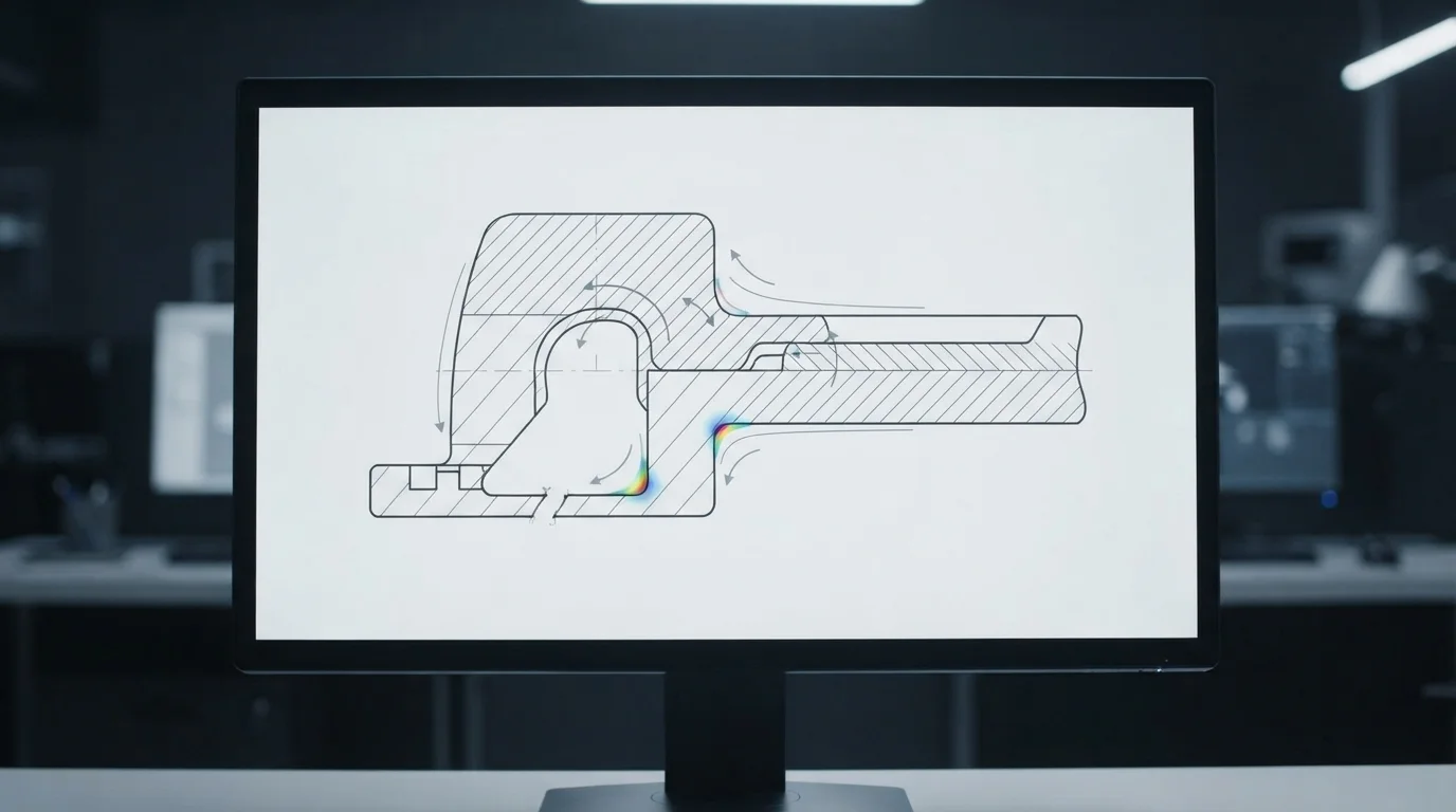 Cantilever snap fit CAD layout