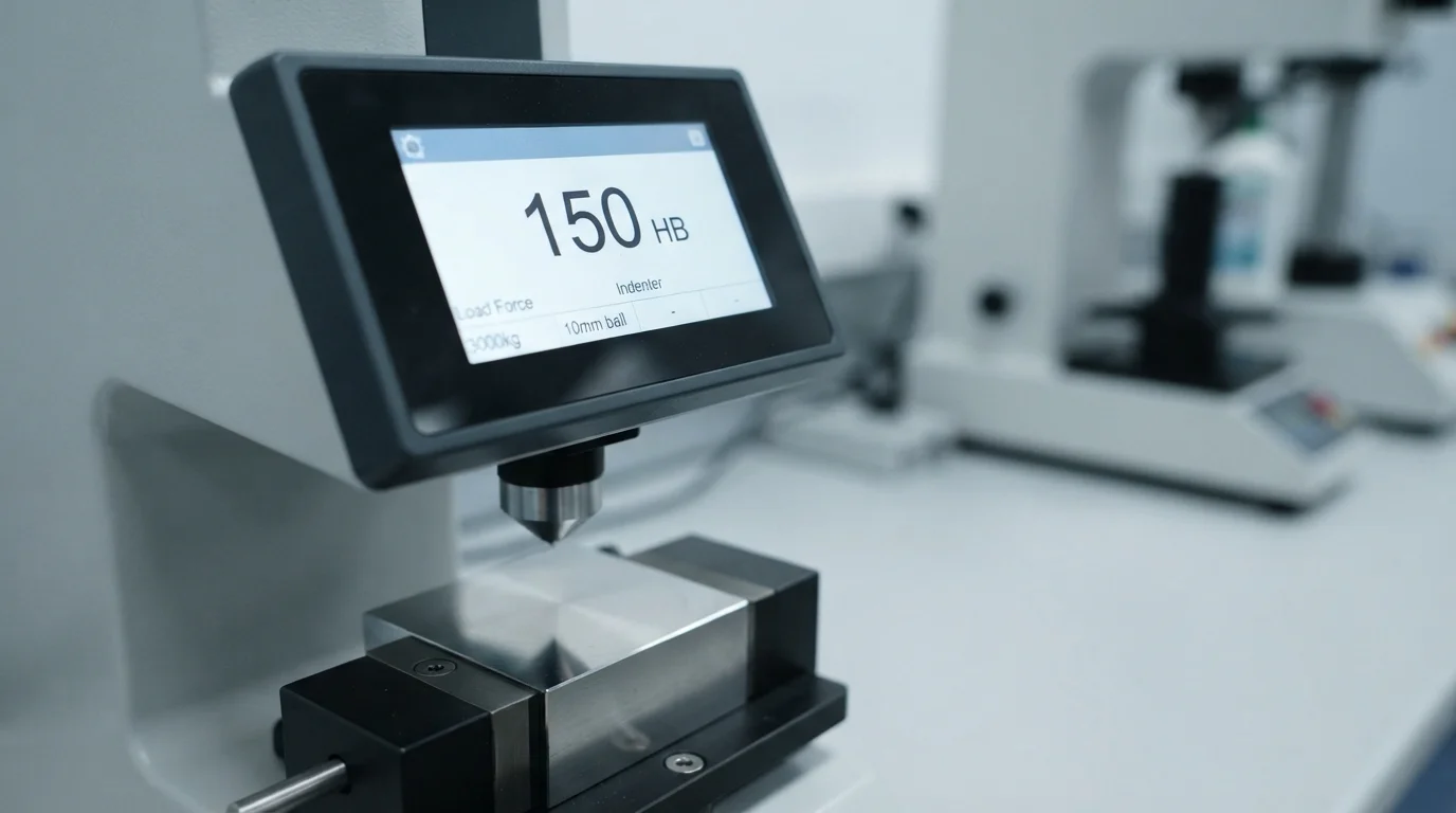 Digital hardness tester screen