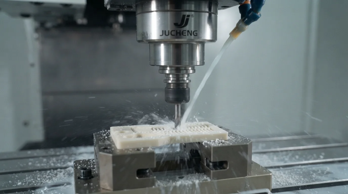 Five axis CNC cutting PEEK