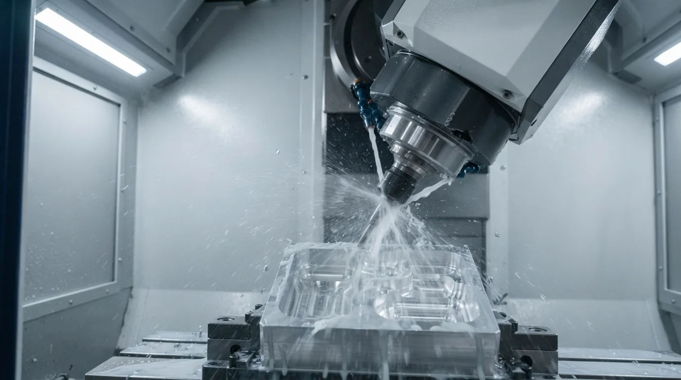 Five axis CNC milling aluminum
