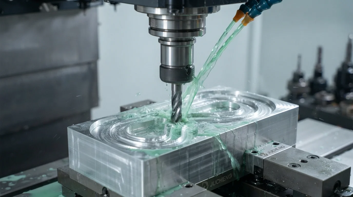Five axis CNC milling block