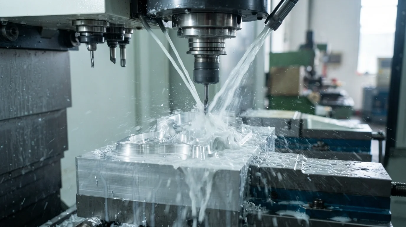 Five axis CNC milling mold cavity