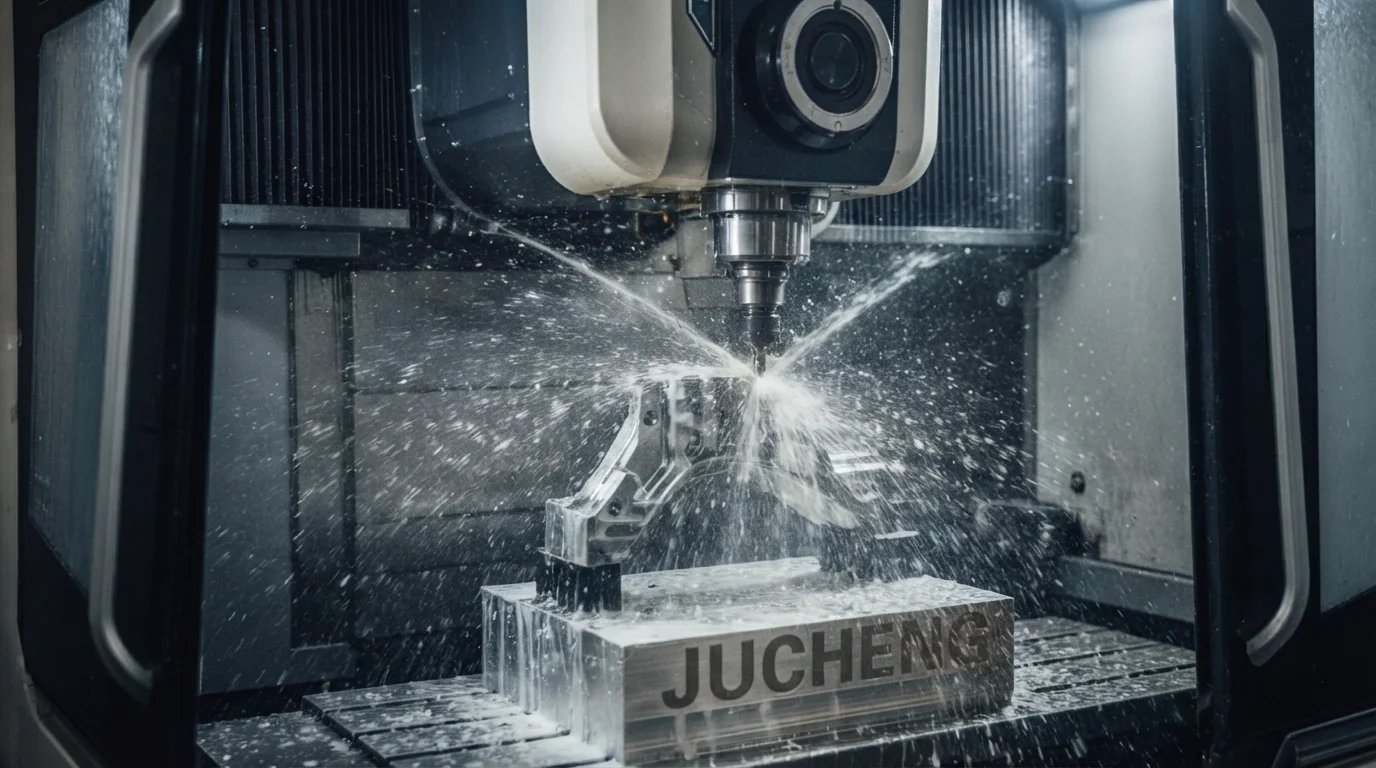 Five axis machine cutting complex bracket