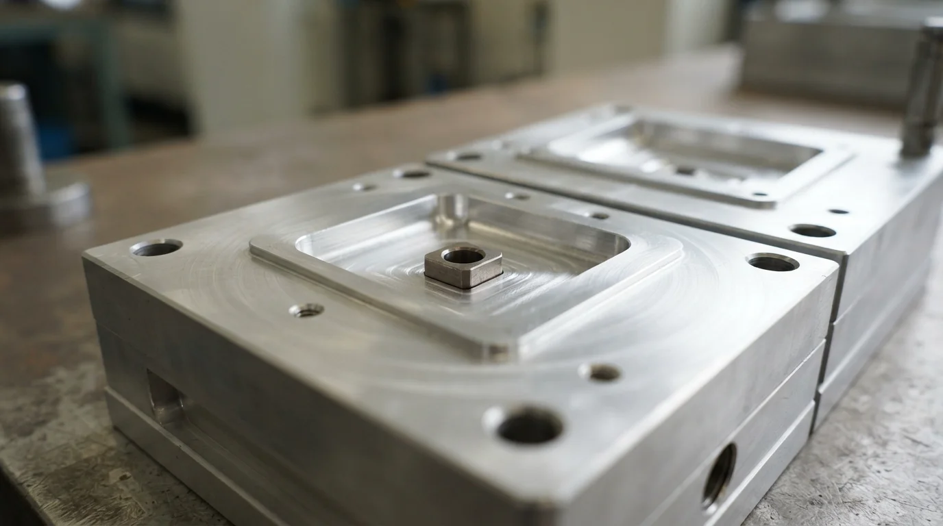 Hand loaded insert in mold pocket