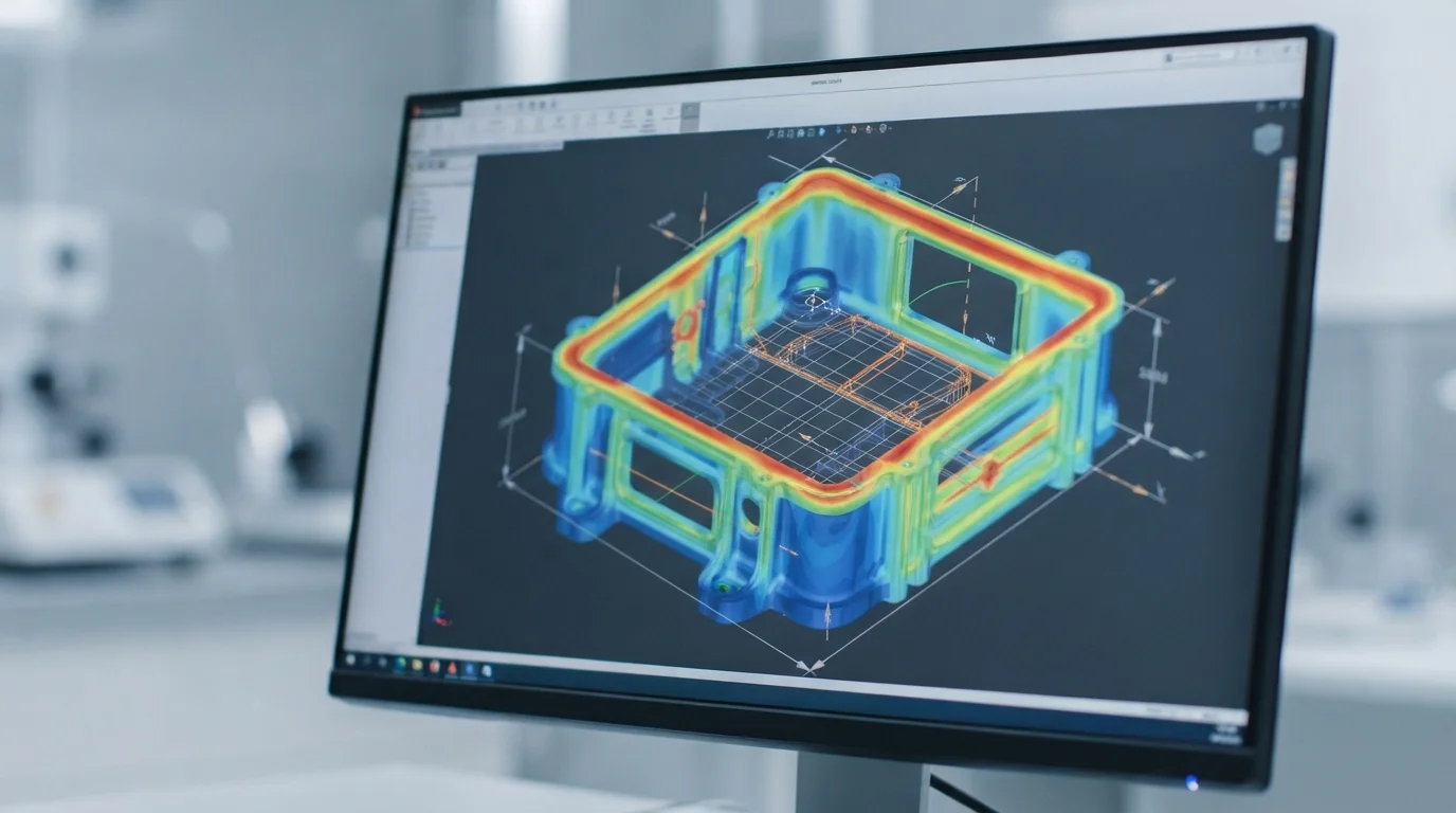 Heat map wall thickness diagnostic