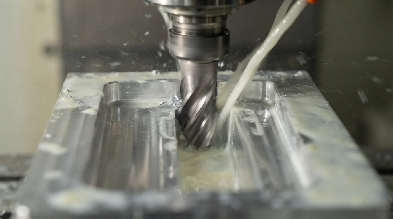 High speed spindle milling slot