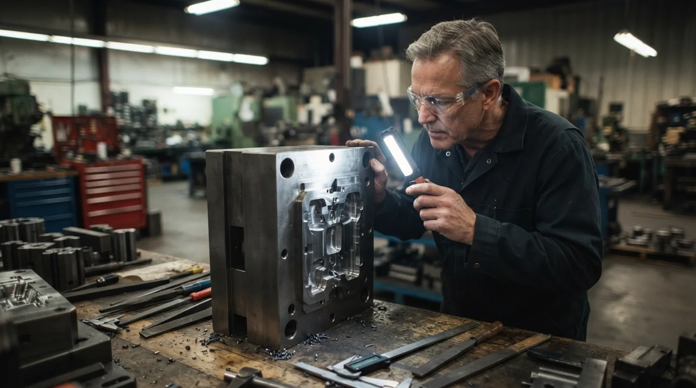Inspecting soft steel core