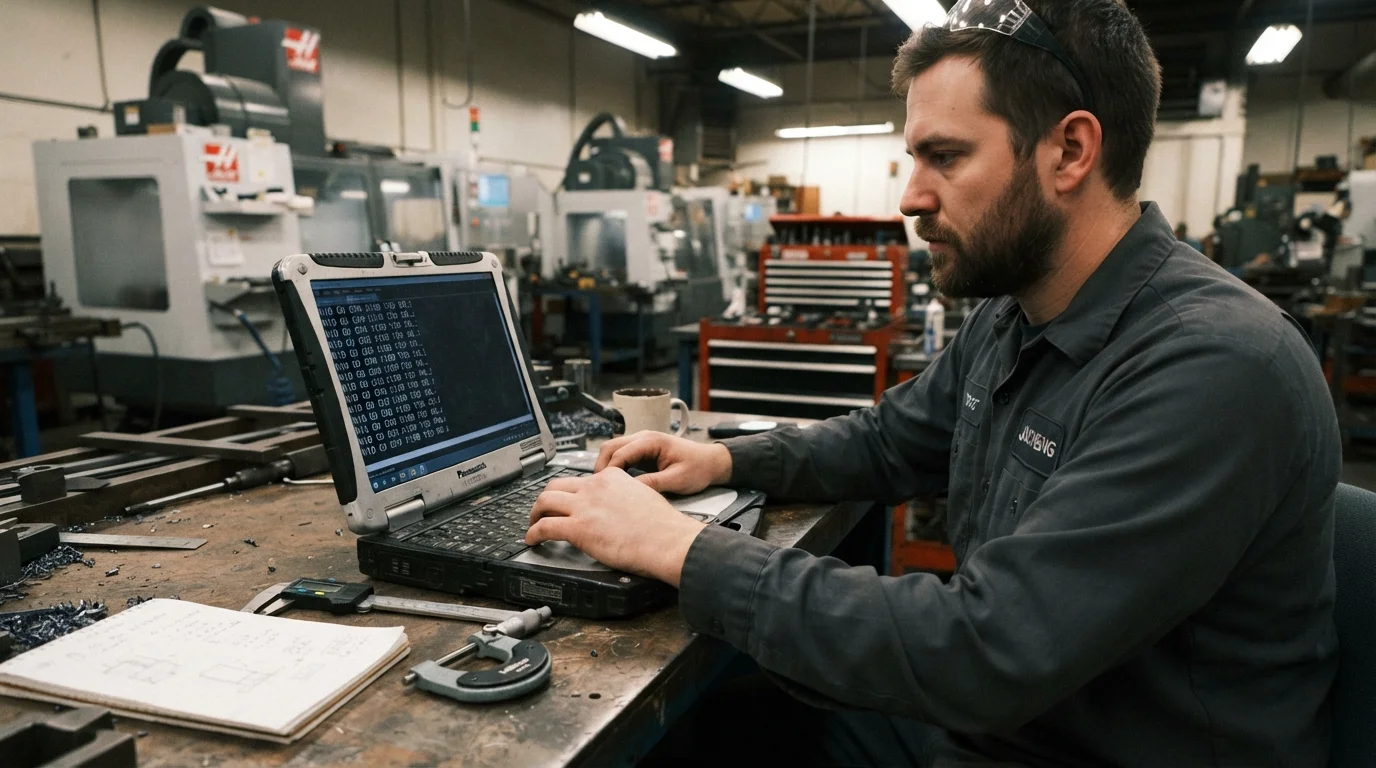 Machinist programming G code