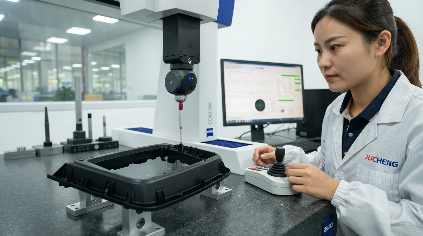 Metrology inspection molded part