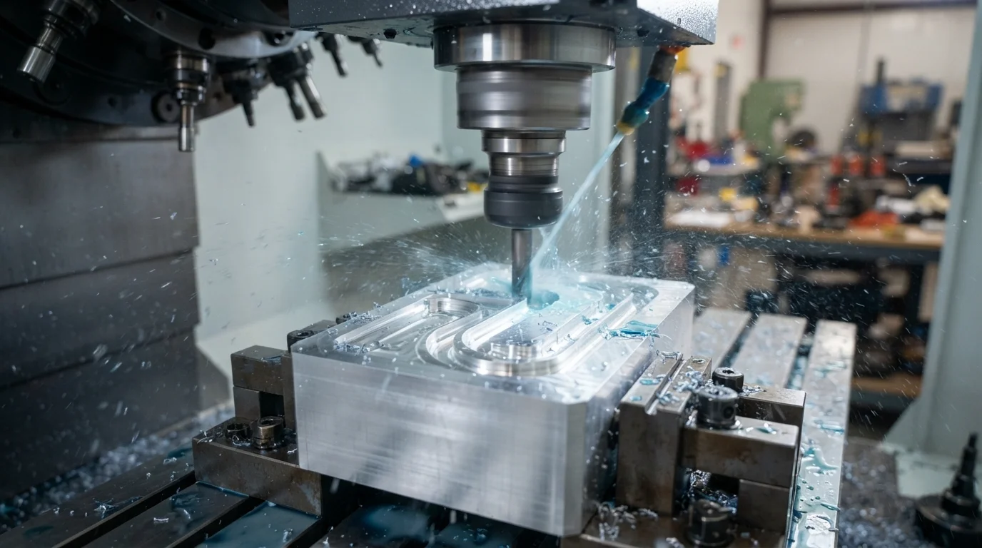 Milling aluminum runner channels