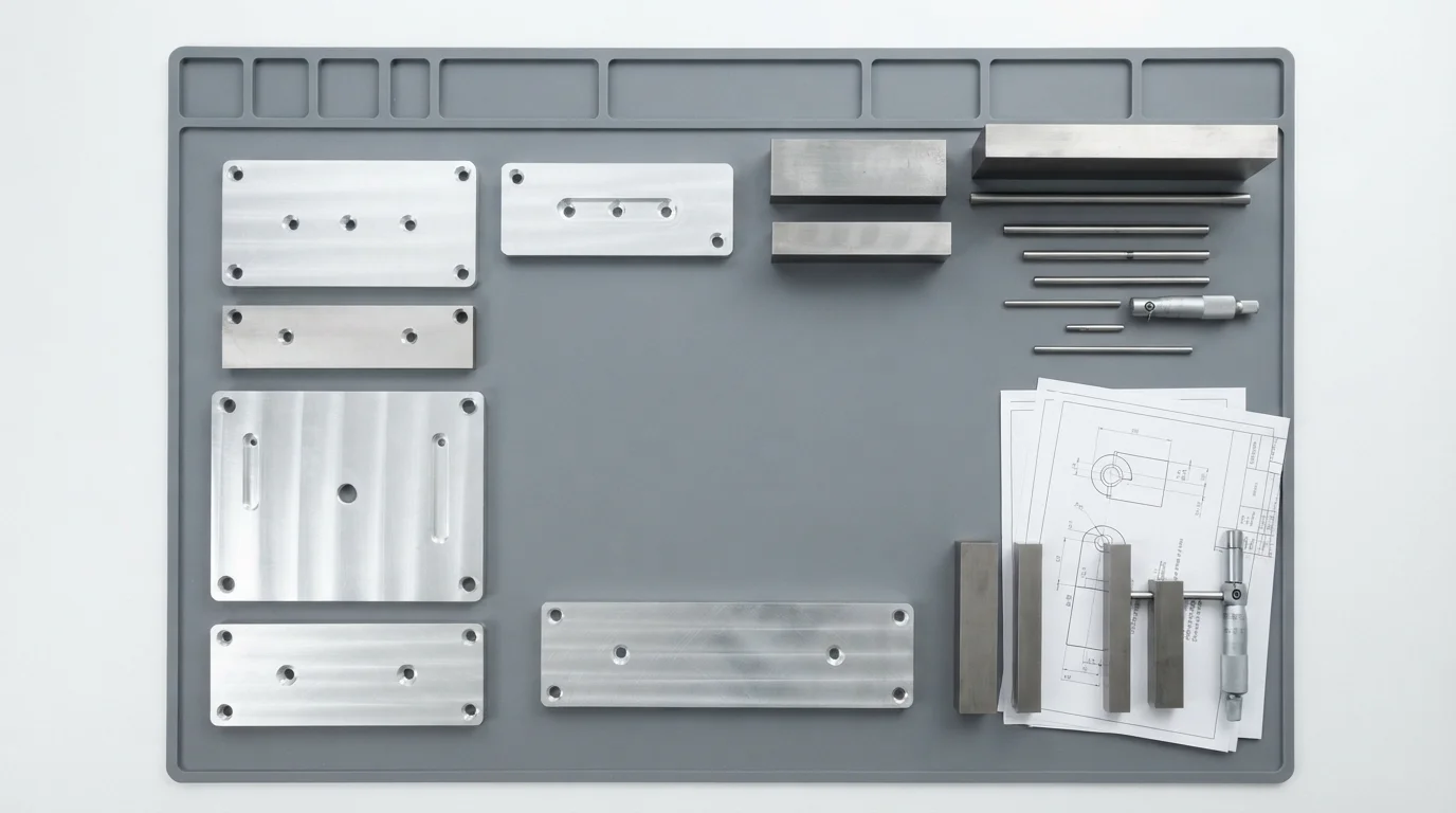 Milling table flat lay