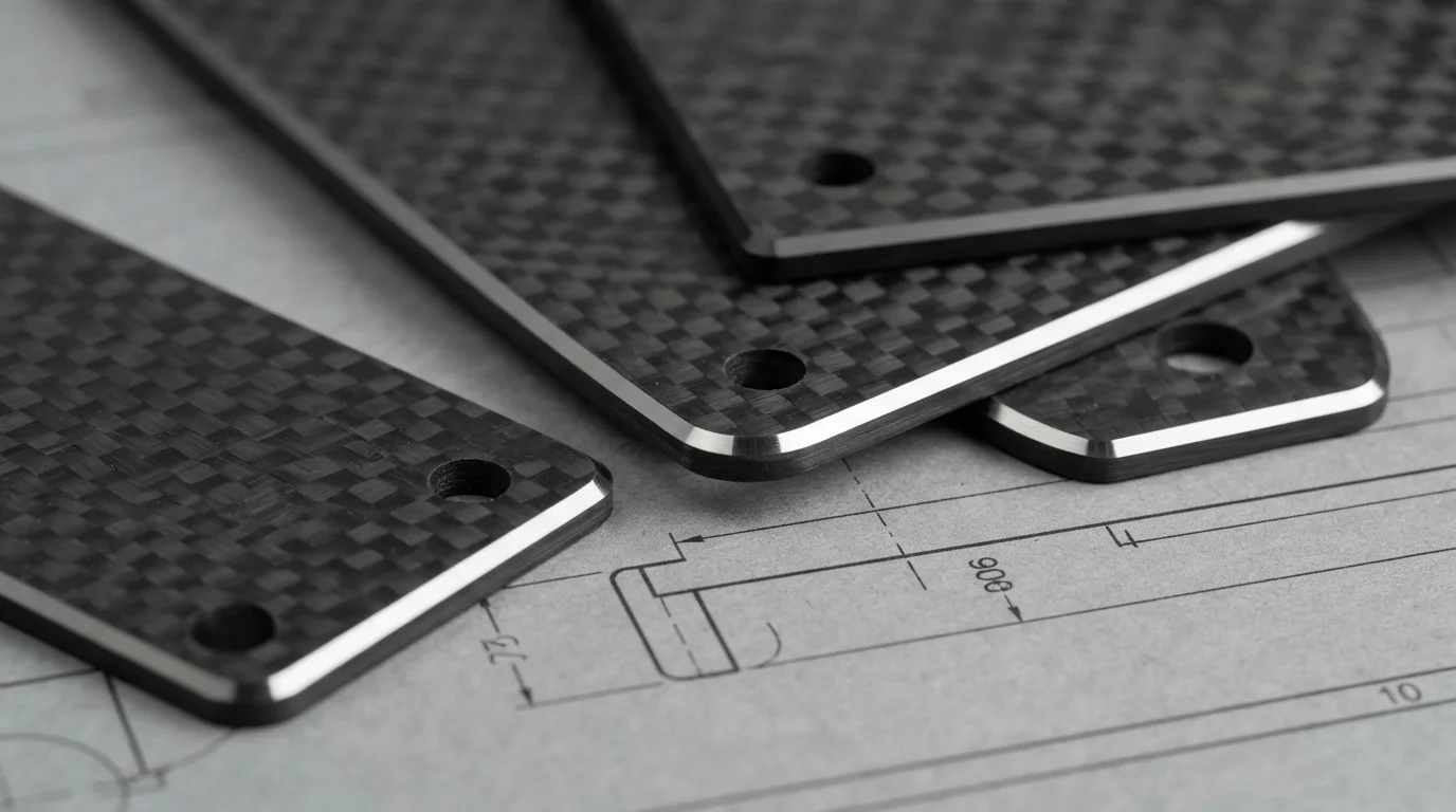 Miniature carbon composite plate