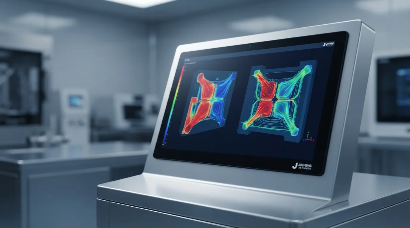 Mold flow diagnostic curves