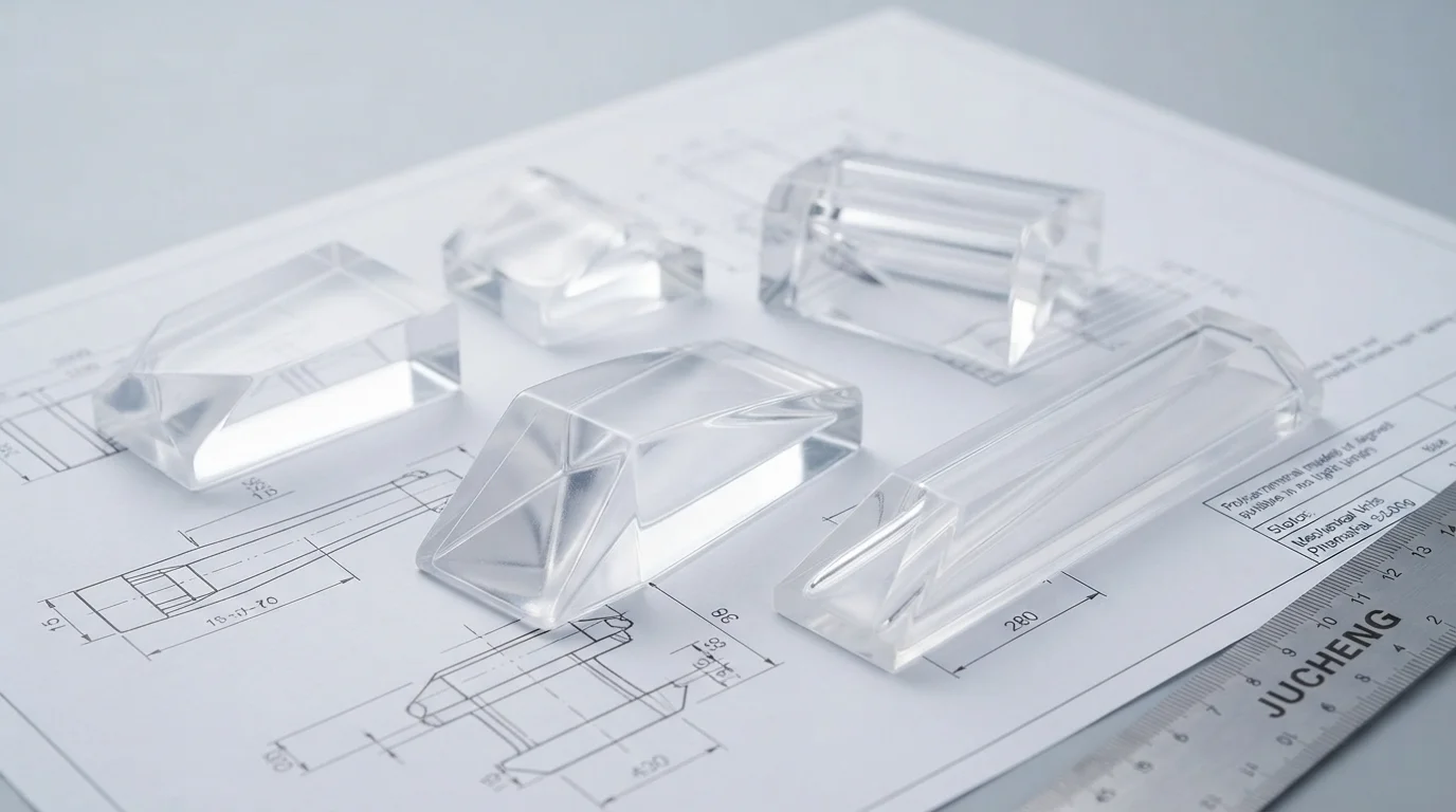 Optical transparent concept parts