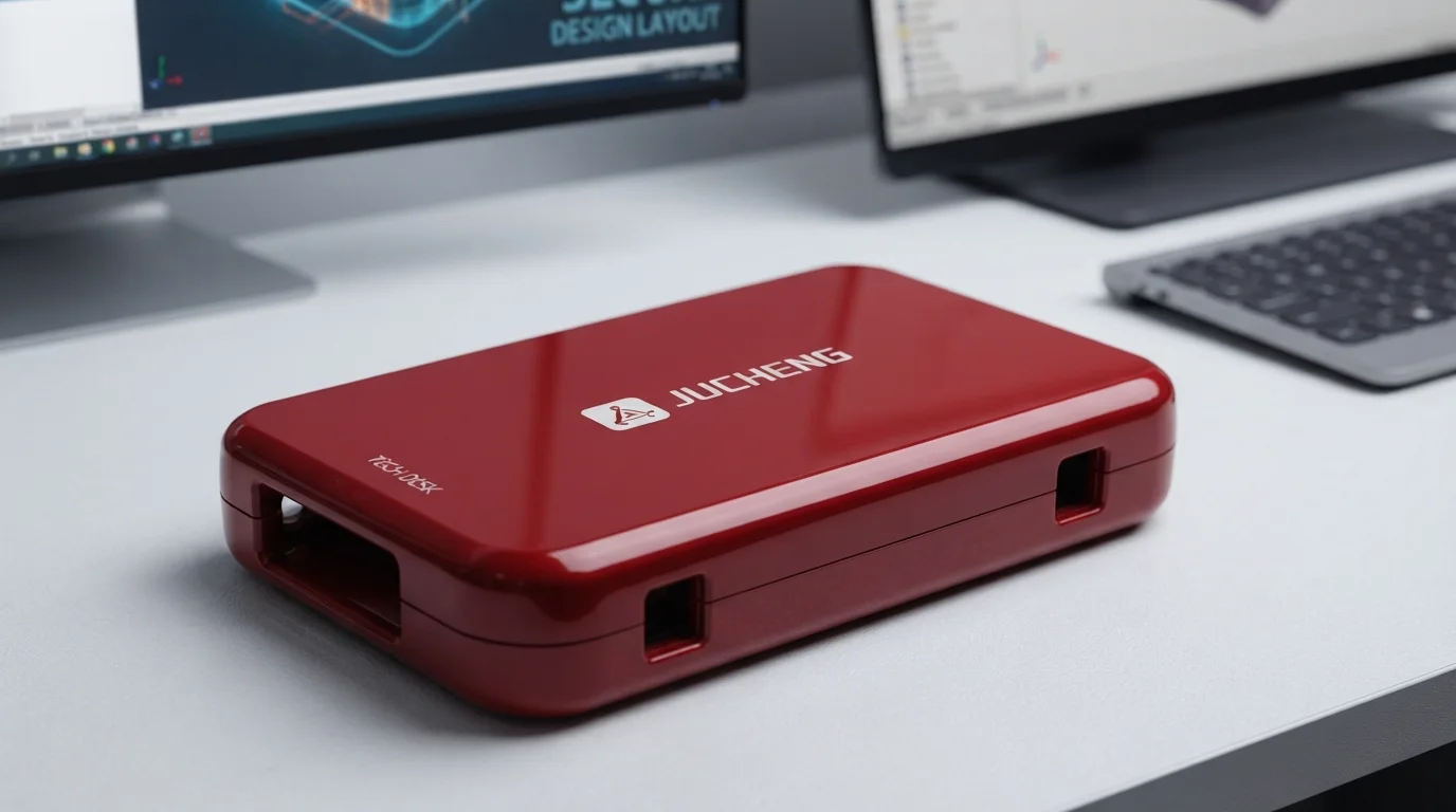 Polished painted prototype casing