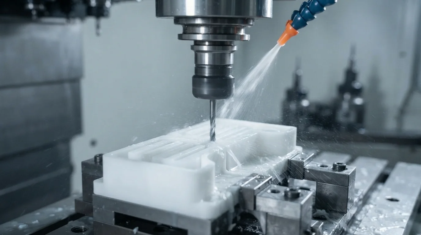 Precision CNC milling plastic box