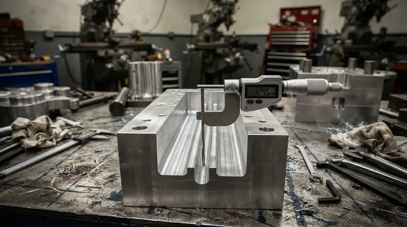 Probing aluminum rib channel