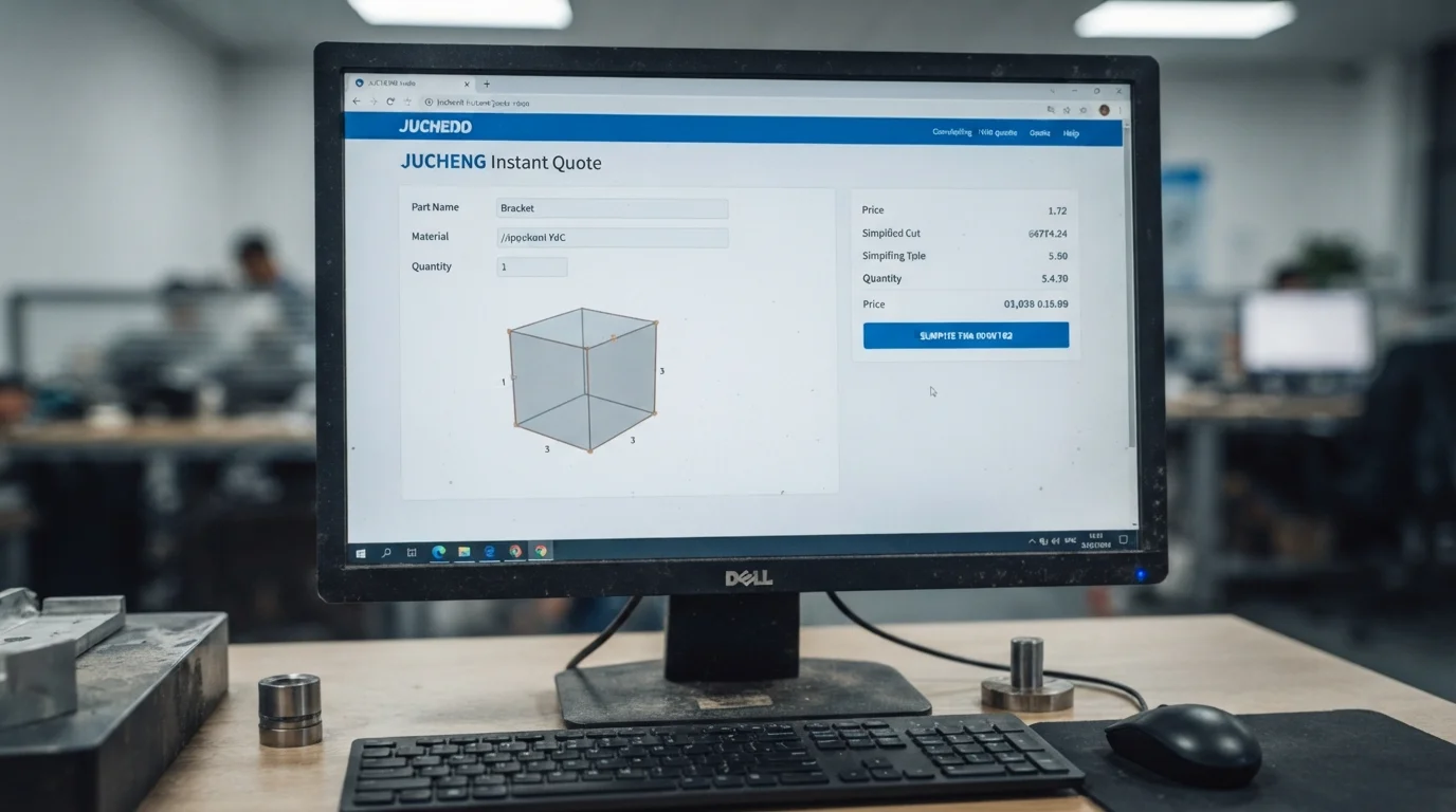 Screenshot of automated quoting software