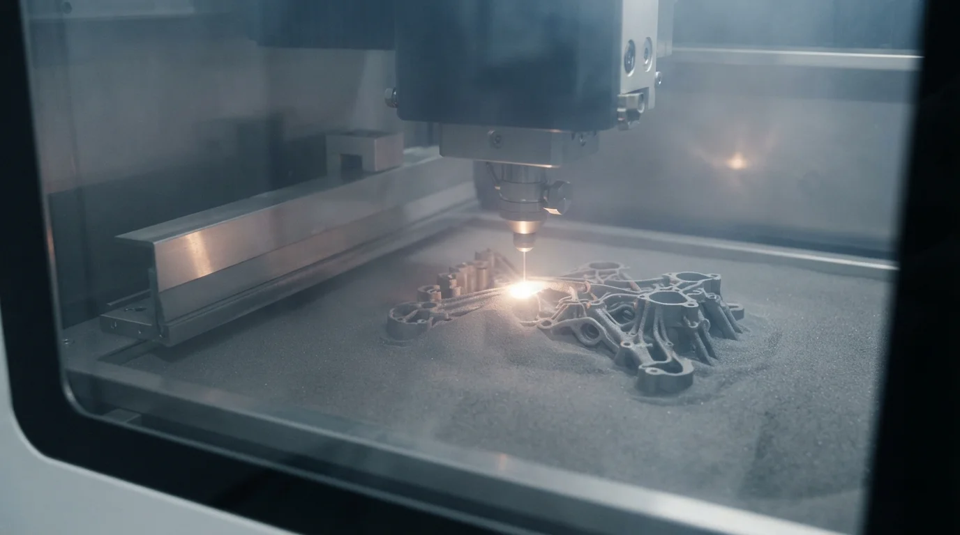 Sintering titanium manifold