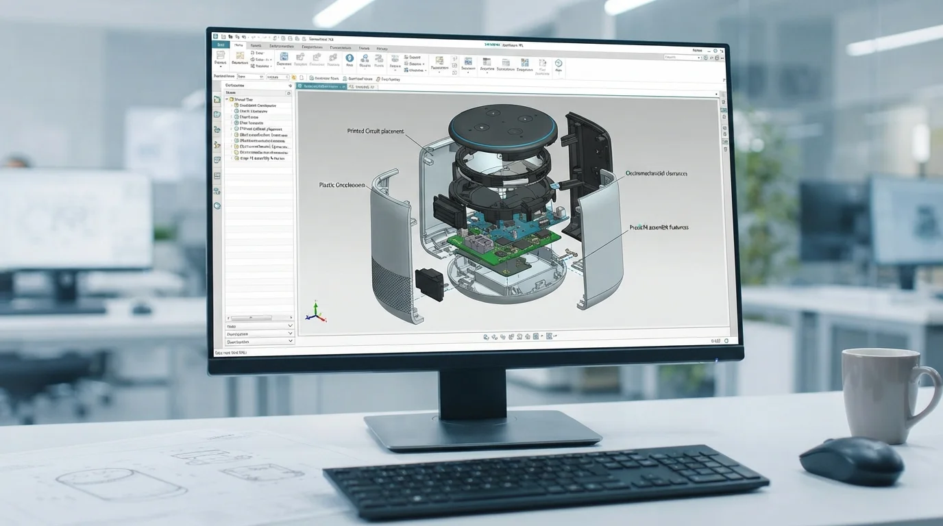 Smart speaker CAD layout
