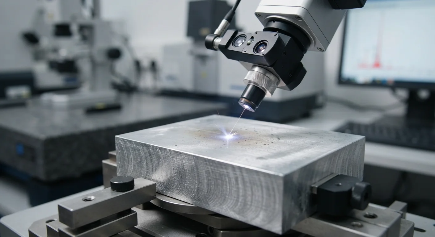 Spectrometer analyzing mold alloy
