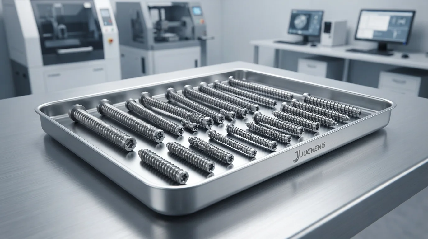 Surgical orthopedic implant screws
