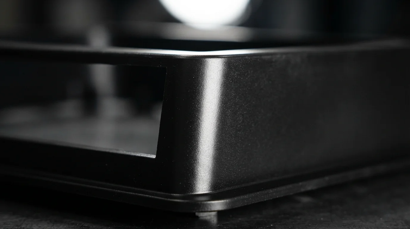 Tapered draft angle on bezel