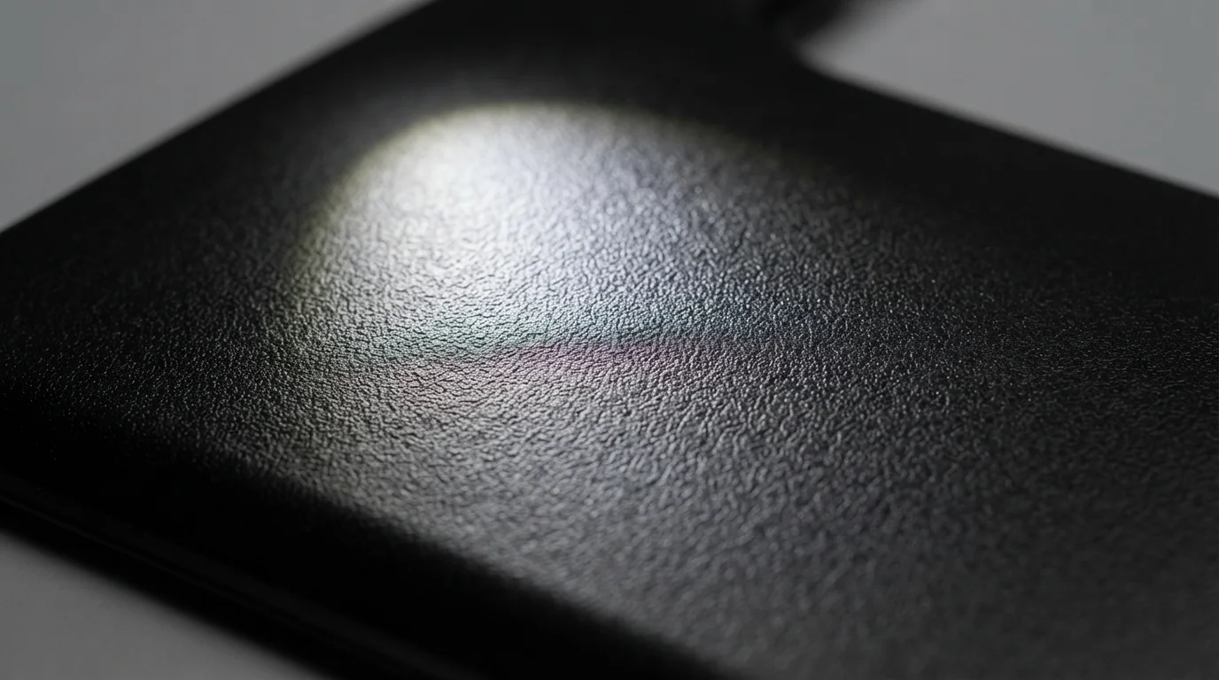 Textured ABS plastic surface