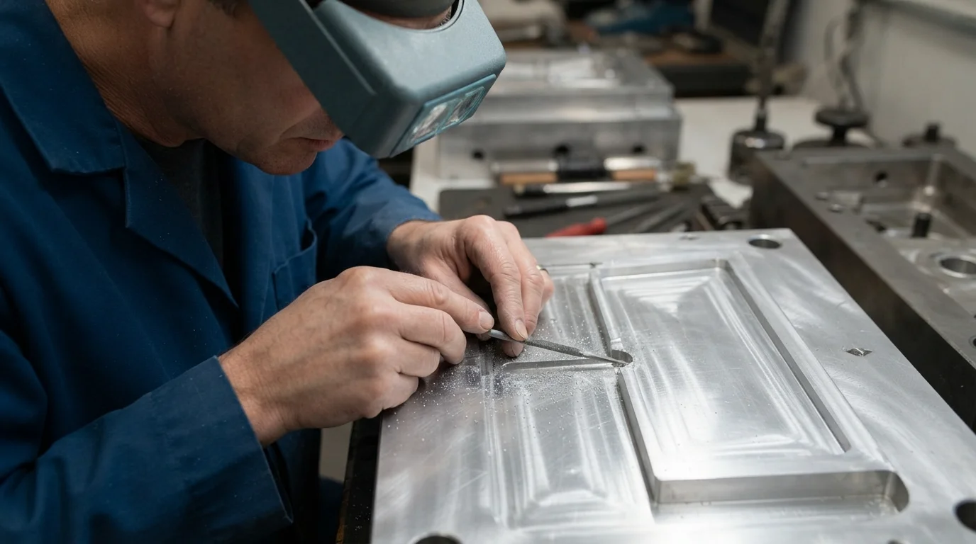 Widening aluminum mold gate