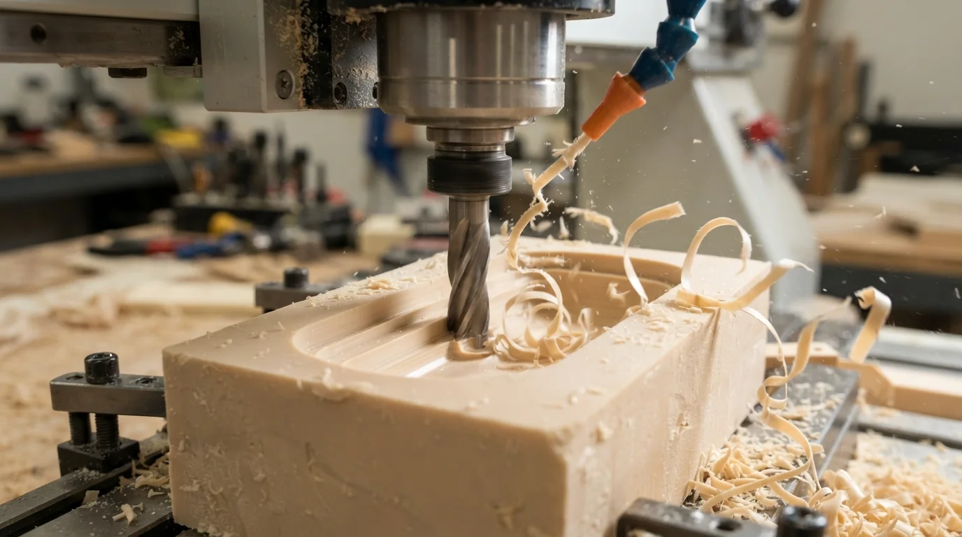 cnc machined real abs block