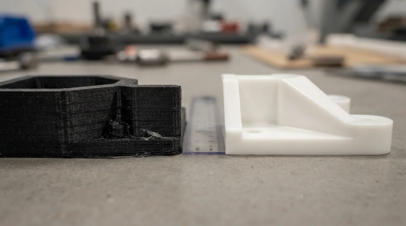 comparing layered prints and cnc