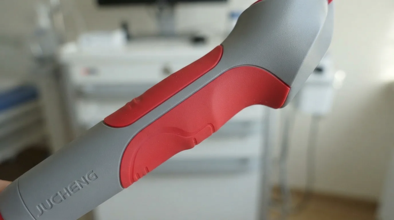dual durometer medical overmolded grip