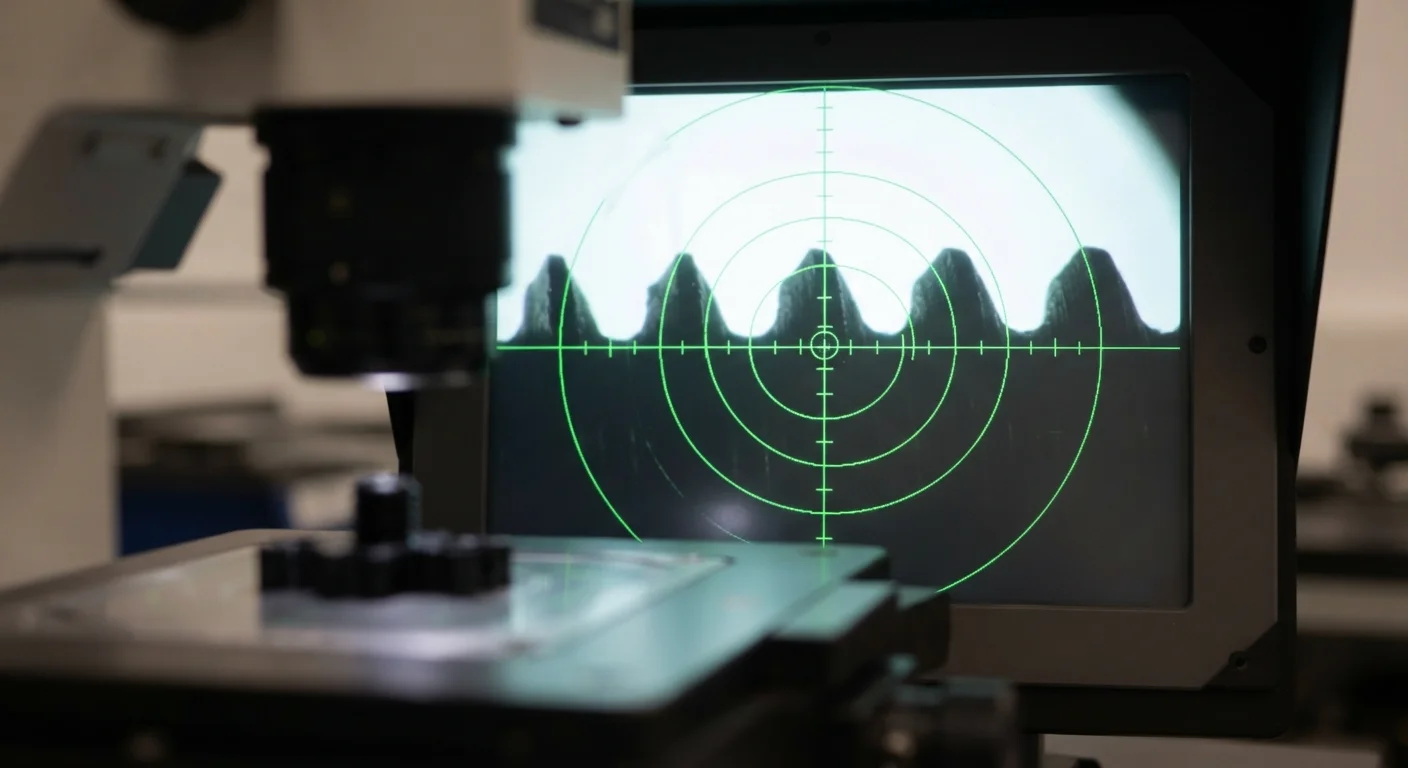 optical comparator inspecting thread